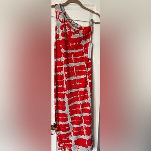 Young Fabulous and Broke Tie Dye One Shoulder Dress M